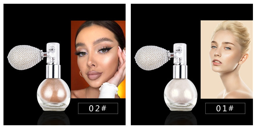 Spray Brightening Glitter Powder Body Powder Highlighter Spray Brightening Glitter Powder Body Powder Highlighter